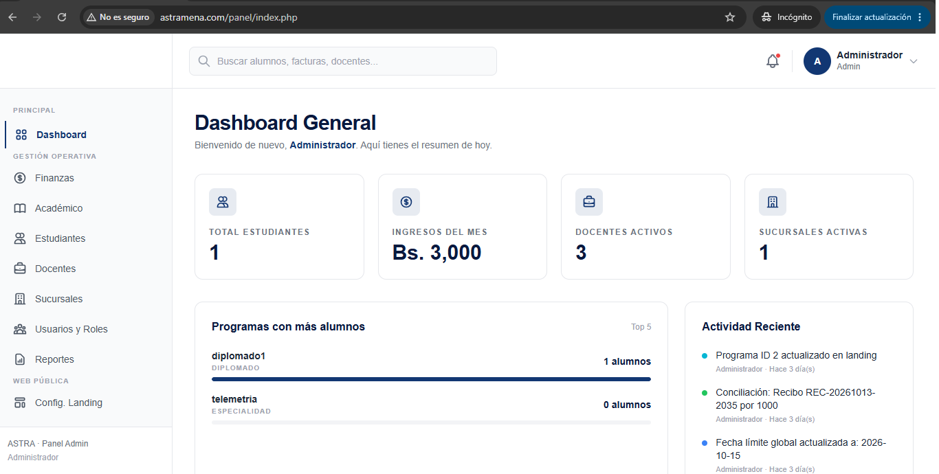 ERP educativo